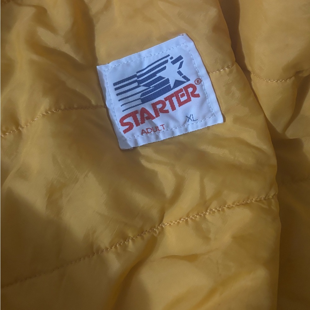 Starter Yellow Quilted Jacket - image 5